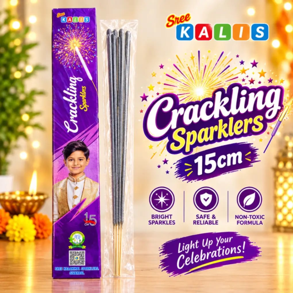 15 Cm Colour Sparklers (10 Pcs)